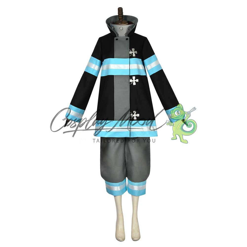 Fire Force Shinra Kusakabe Maki Oze Uniform Outfit Anime Cosplay Costume 