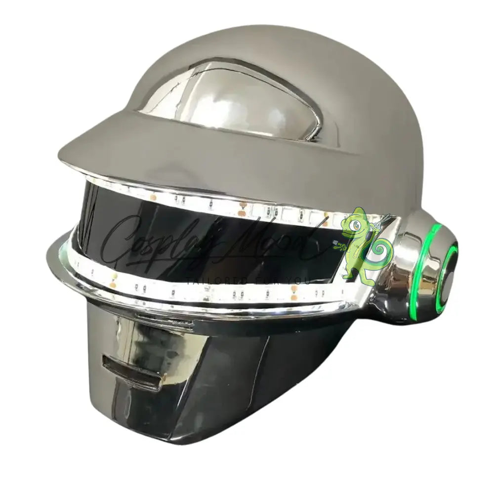 Accessorio-Cosplay-Casco-argentato-Daft-Punk