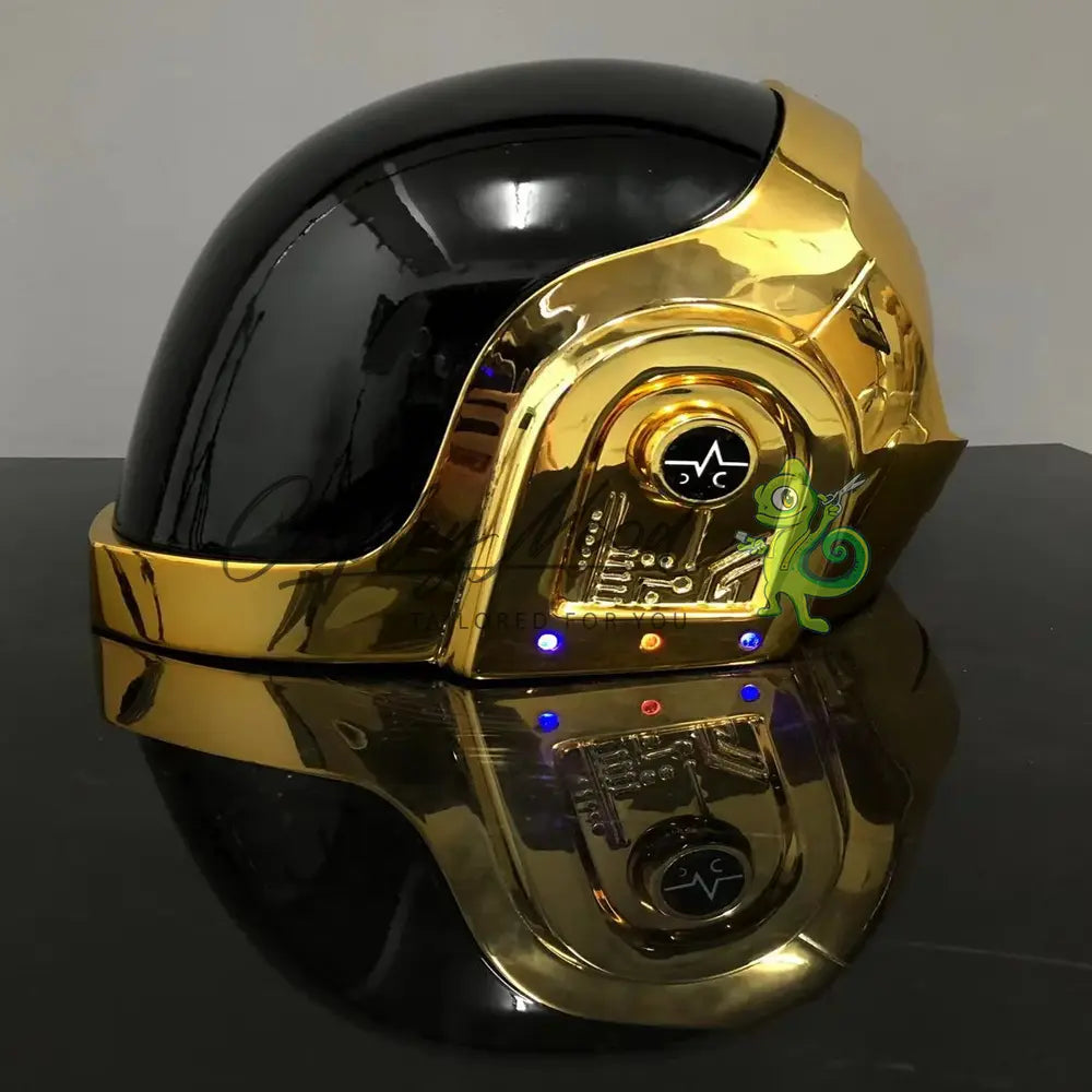 Accessorio-Cosplay-Casco-dorato-Daft-Punk-2