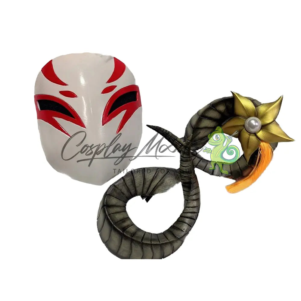 Accessorio-cosplay-maschera-e-corna-Kindred-Spirit-Blossom-League-of-Legends