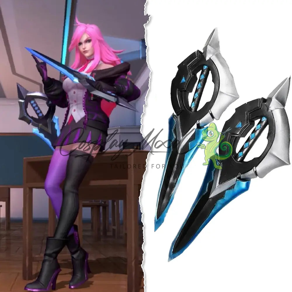 Accessorio-cosplay-spade-Katarina-Battle-academia-skin-League-of-Legends-1