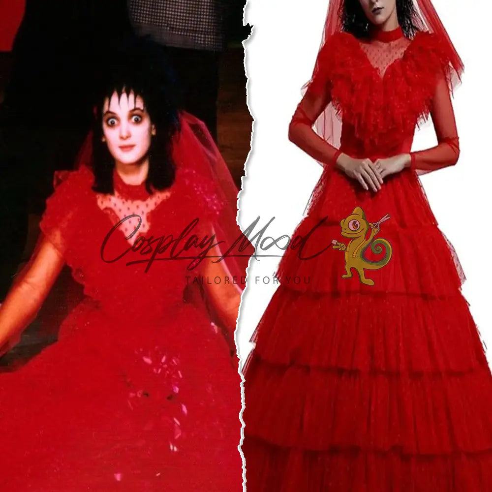 Costume-Cosplay-Lydia-Deedz-Abito-da-cerimonia-Beetlejuice-1