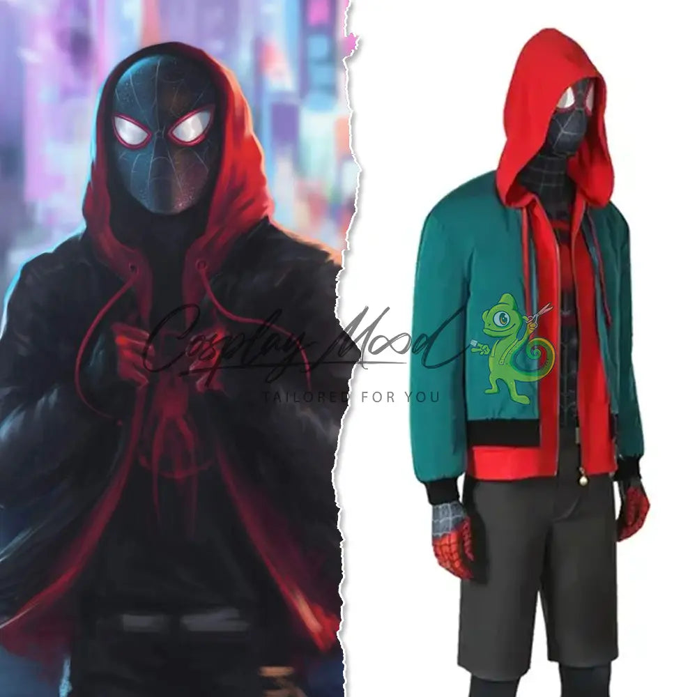 Costume-Cosplay-Morales-Giacca-Spiderman-into-the-spiderverse-Marvel-1
