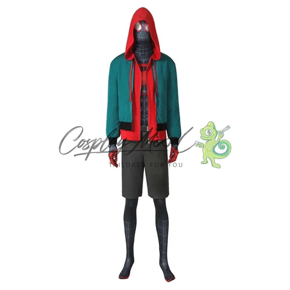 Costume-Cosplay-Morales-Giacca-Spiderman-into-the-spiderverse-Marvel