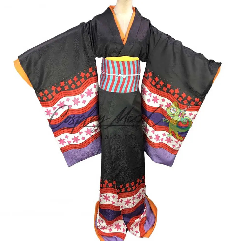 One Piece Nico Robin Black kimono Cosplay Costume| Cosplaymood.com ...