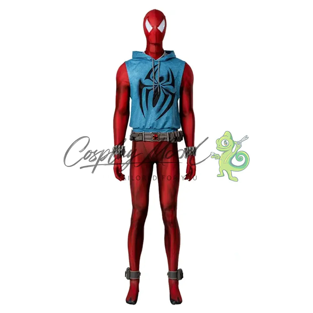 Costume-Cosplay-Scarlet-Spider-Ben-Reilly-Spiderman-Across-the-spiderverse