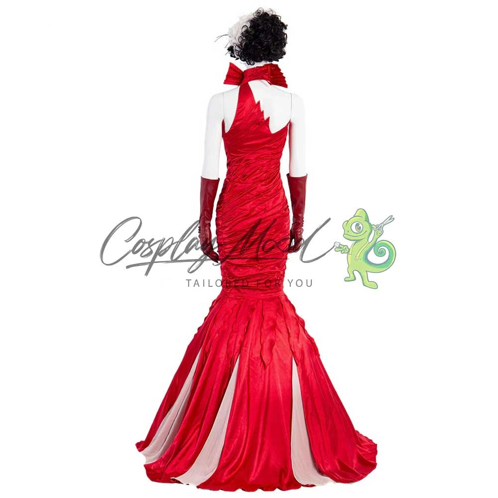 Costume-cosplay-Cruella-abito-rosso-Disney-4