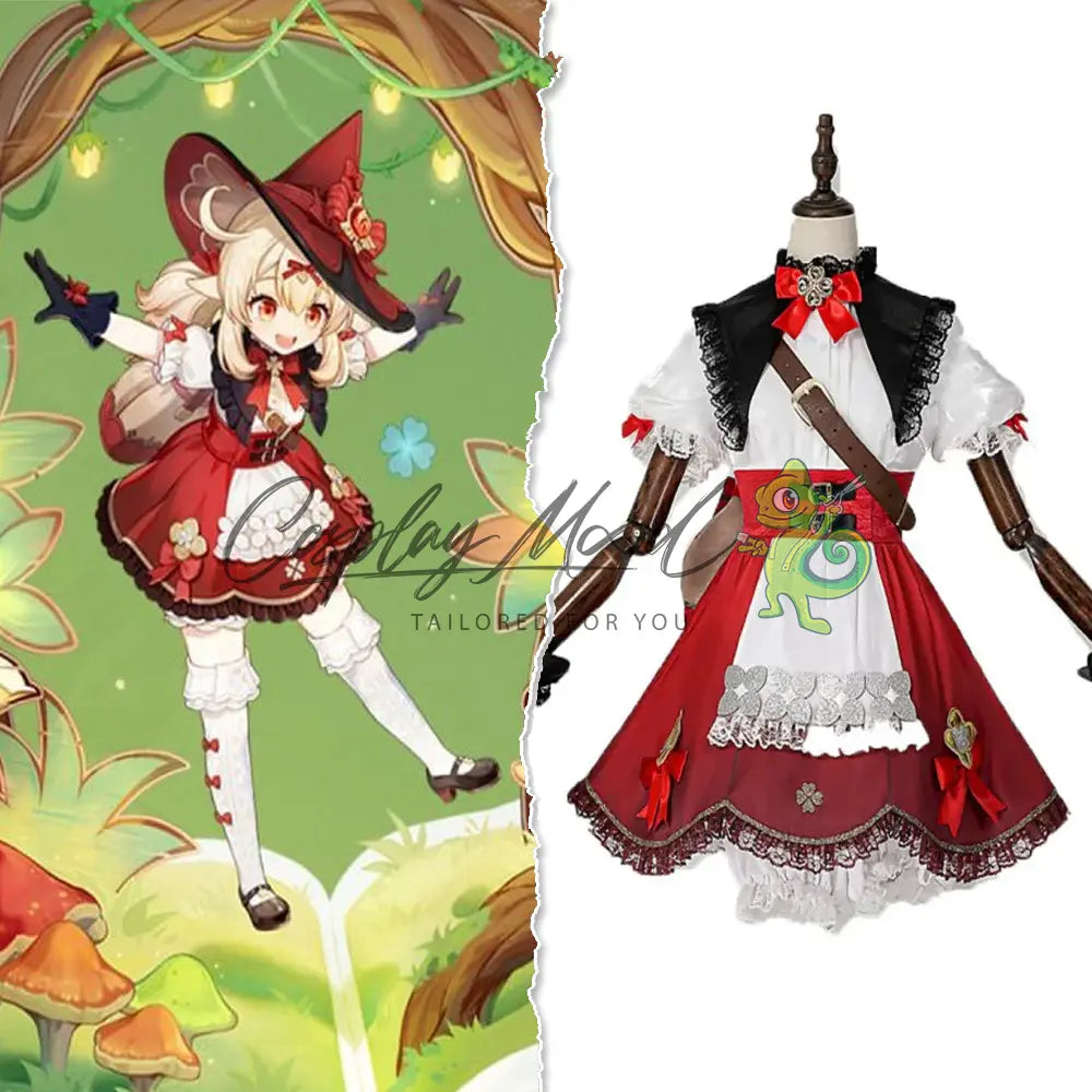 Costume-Cosplay-Klee-Blossoming-Starlight-Skin-Genshin-Impact-1