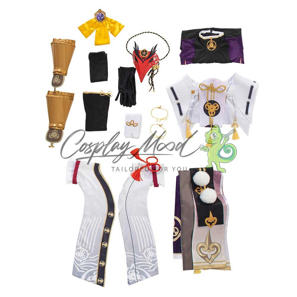 Costume-cosplay-Kujou-Sara-genshin-impact-26