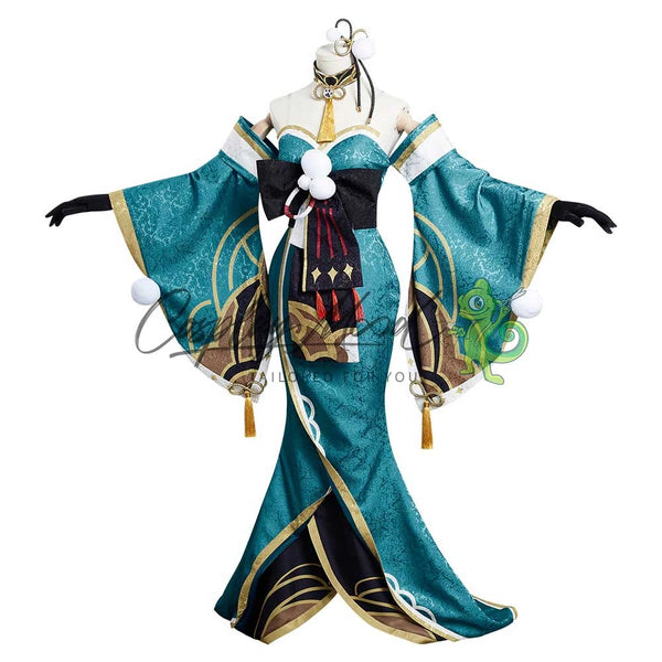 Costume-cosplay-Ms.Hina-Gorou-Genshin-Impact